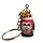 Sleutelhanger kerstman met belletjes
