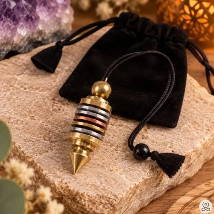Pendel met Zeven Soorten Metalen 4 cm | Spirituele Pendel