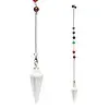 Pendel seleniet met chakra ketting