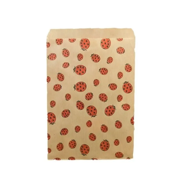 Cadeauzakjes met Lieveheersbeestjes 10 stuks  - 10 x 16 cm