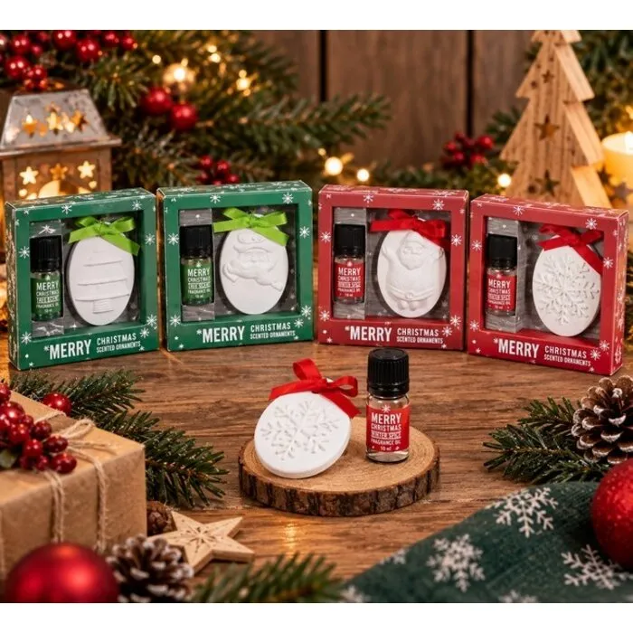 Kerst geursteen met geurolie