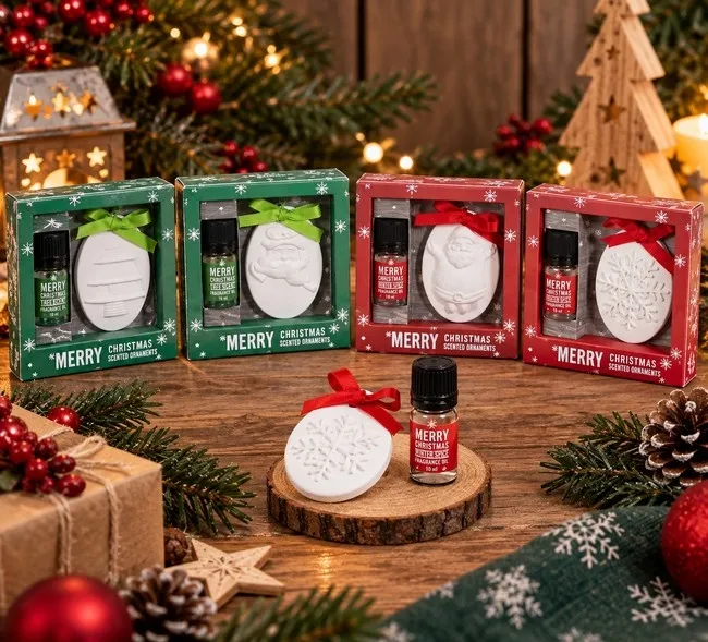 Kerst geursteen met geurolie