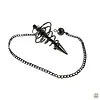 Metalen Spiraalpendel Zilverkleurig – 4,5 cm