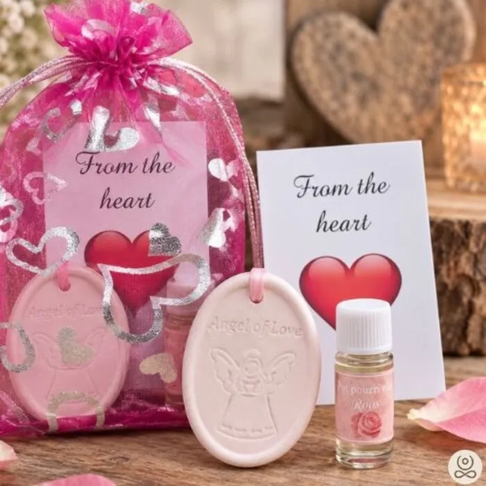 Geursteentje Angel of Love met Rozenolie – From the Heart