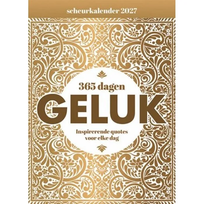 Scheurkalender 2027 365 dagen geluk