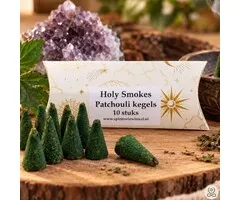 Holy Smokes Patchouli Wierookkegels – 10 stuks