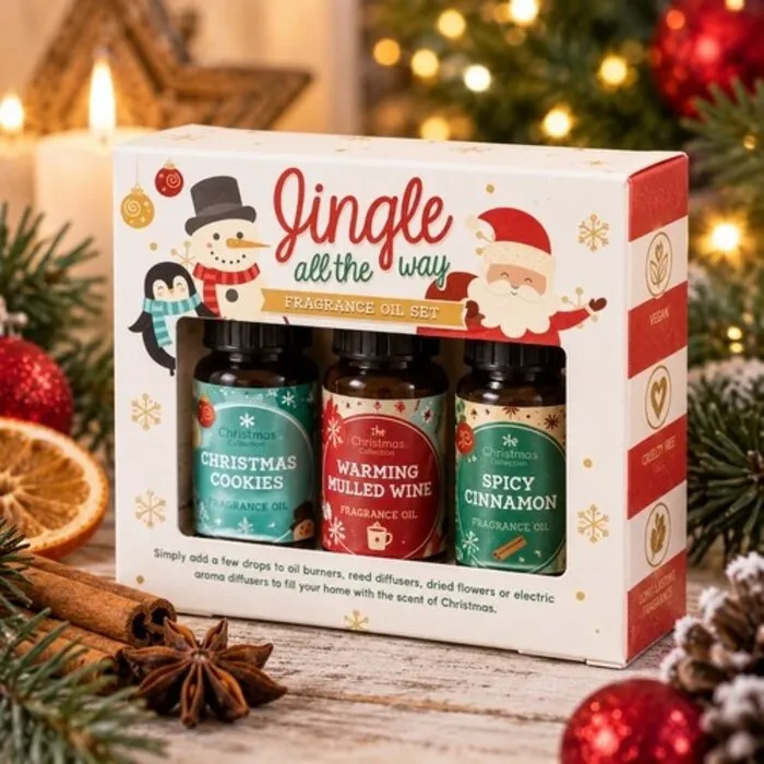 Set van 3 Kerst Geuroliën