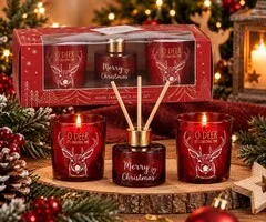Kerst geurset Rendier 3 delig