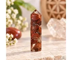 Orgone puntje rode jaspis