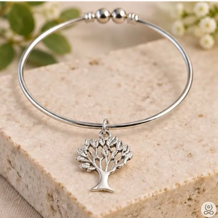 Metalen Armband met Levensboom – Verstelbaar & Nikkelvrij