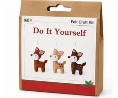 Kerst DIY knutselset Hert - 3 hangers