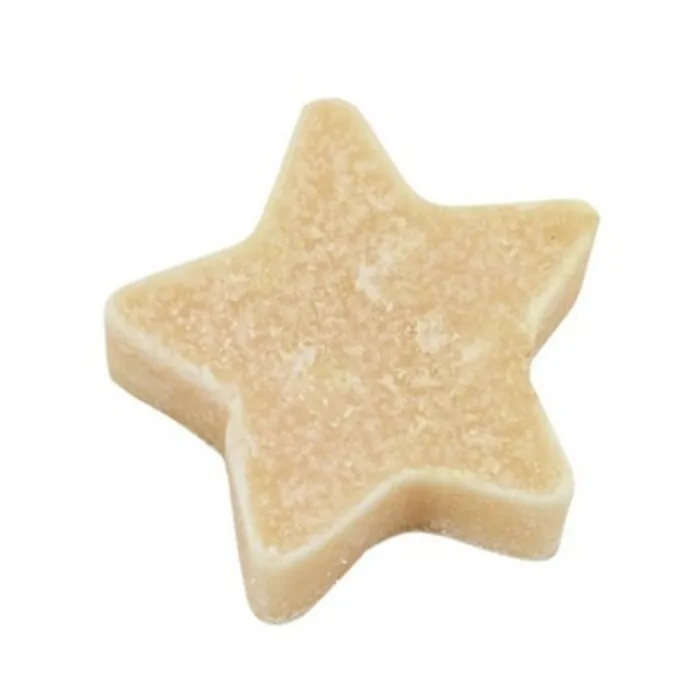 Amberblokje Ster kaneel 6 cm