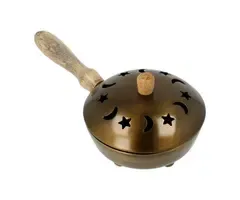 Wierookbrander ijzer panmodel