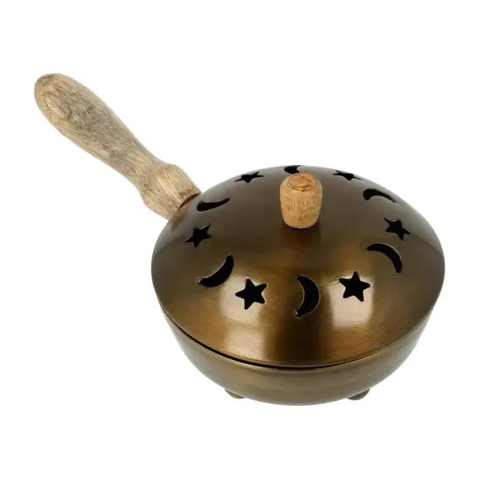 Wierookbrander ijzer panmodel