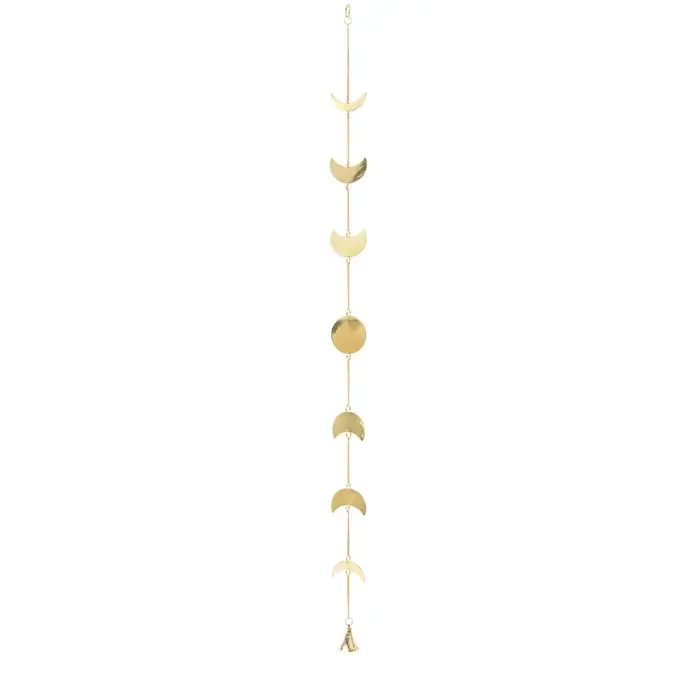 Raamdecoratie maanfasen met bel