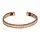 Armband koper gedraaid motief magnetisch