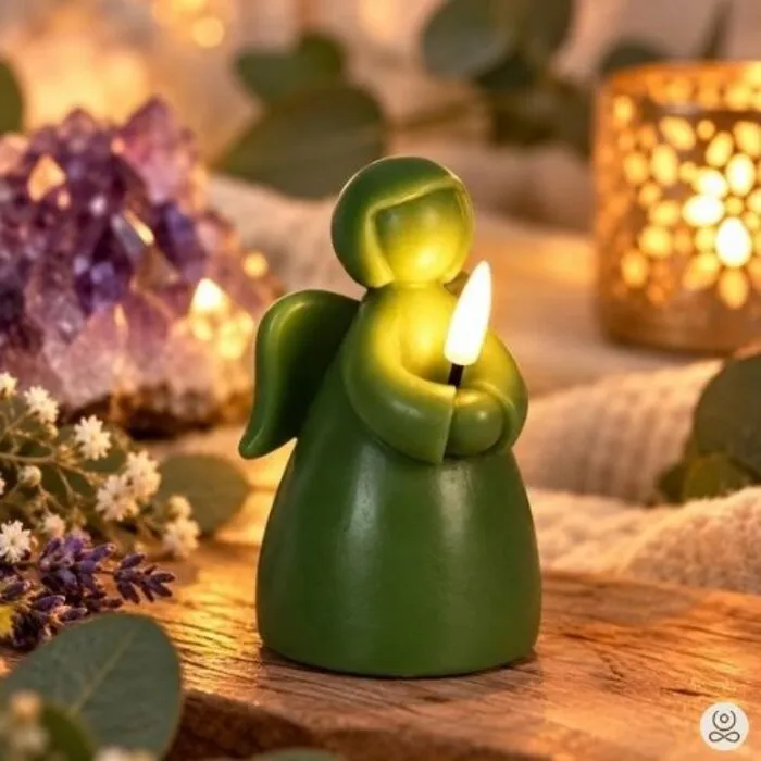 LED-Kaars Engel Groen