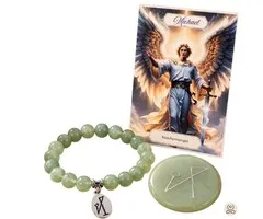 Cadeaupakket Aartsengel Michael - armband & steen