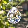 Regenboogkristal Bol transparant 3 cm