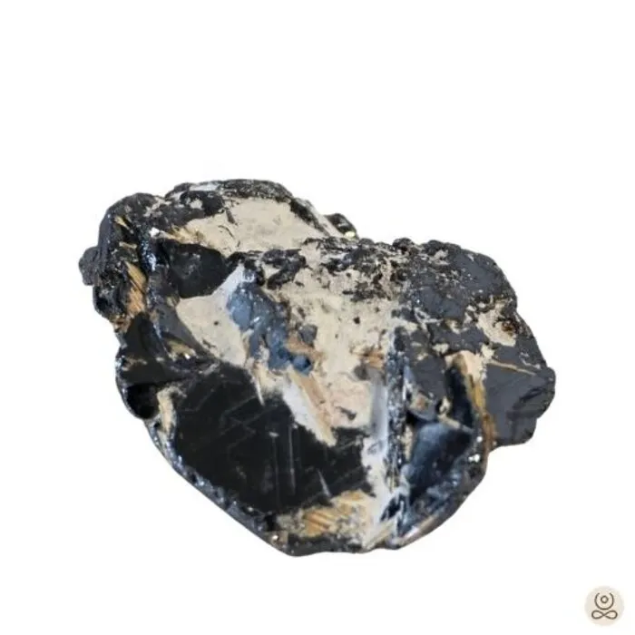 Rutiel op Hematiet met Goudkleurige Rutielkristallen – Uniek Mineraal 40 mm