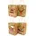 Cadeautasje Christmas 18x13x8cm - 12 stuks
