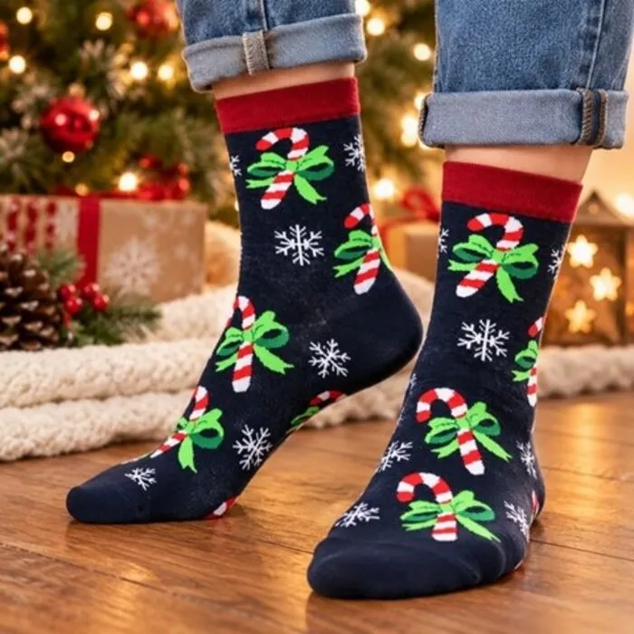 Sokken kerst zuurstok