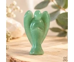 Aventurijn Engel met Betekeniskaartje – ca. 45 mm