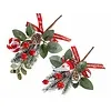 KerstBoeket met rode bessen