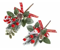 KerstBoeket met rode bessen