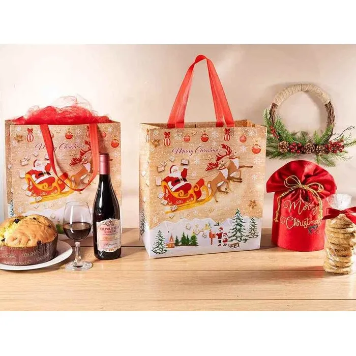 Kerst Cadeautas XL – Herbruikbaar 38 cm