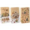 Kerst Cadeauzakje Peperkoek – Kraftpapier 28 cm