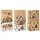 Kerst Cadeauzakje Peperkoek – Kraftpapier 28 cm Assorti.