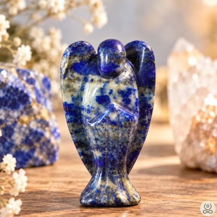 Lapis Lazuli Engel 45 mm – Edelstenen Engel voor Wijsheid en Intuïtie