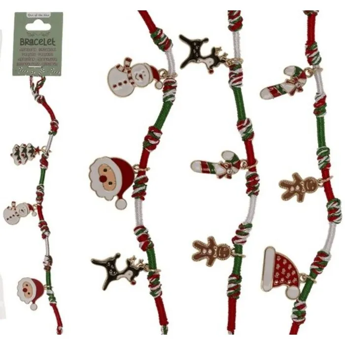 Kerst Armbandje met Bedeltjes – X-Mas Assorti.