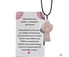 Rozenkwarts Engel Hanger 4 cm