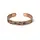Magnetische Koperen Armband met Geometrisch Patroon – 7 cm.