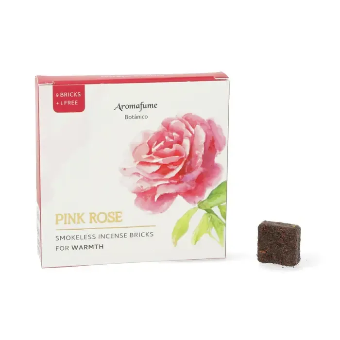 Aromafume Botanica Pink Rose – Wierookblokjes Rozengeur