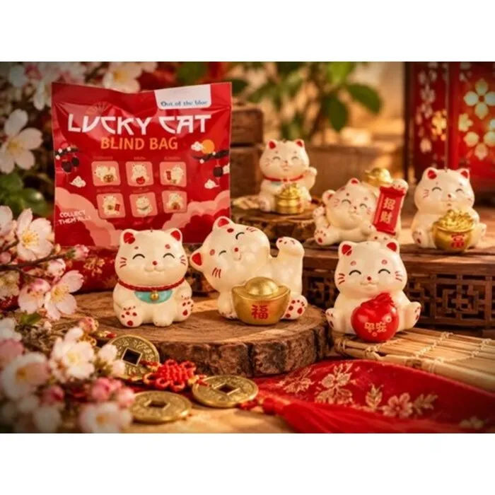 Lucky Cat Verrassingszakje – Gelukskatje Blind Bag Assorti