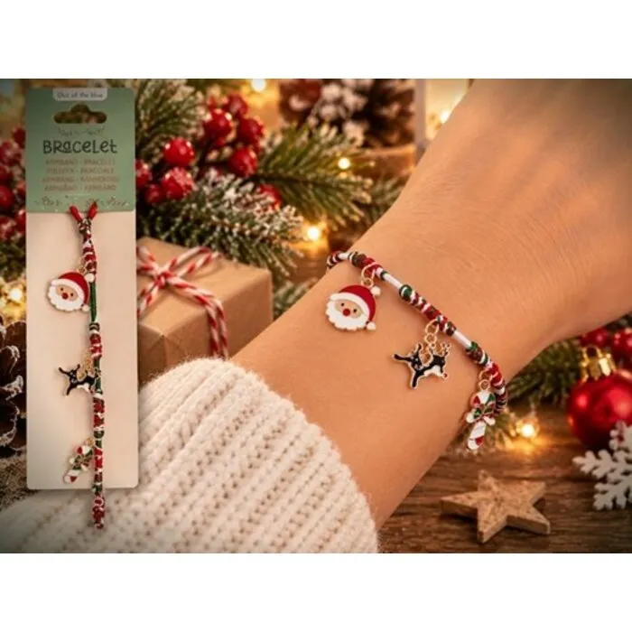 Kerst Armbandje met Bedeltjes – X-Mas Assorti.