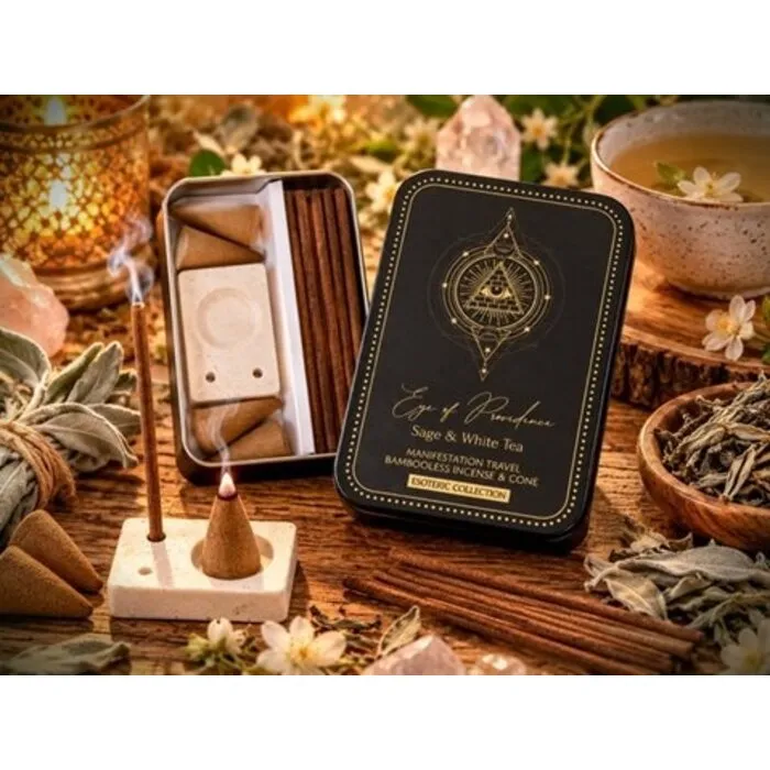 Eye of Providence Wierookset – Salie & Witte Thee | Esoteric Collection