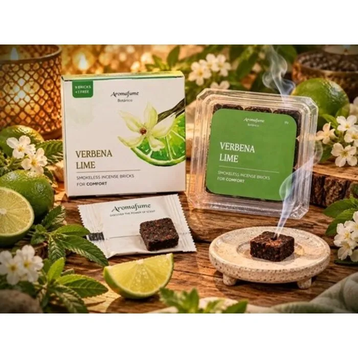 Aromafume Botanica Verbena Lime – Rookvrije Wierookblokjes.