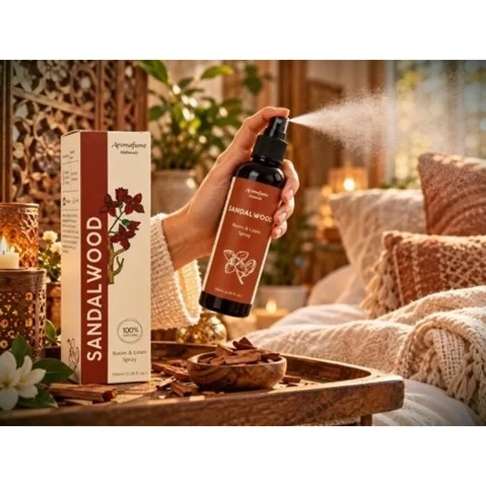Aromafume Sandelhout Kamer- en Textielspray – 100 ml