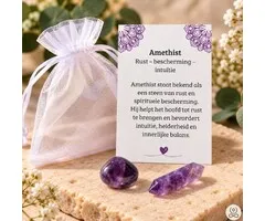 Amethist Edelsteen Duo – Rust & Bescherming