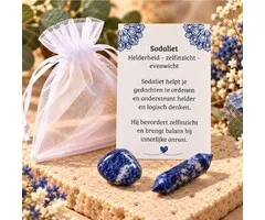 Sodaliet Edelsteen Duo – Helderheid & Zelfinzicht