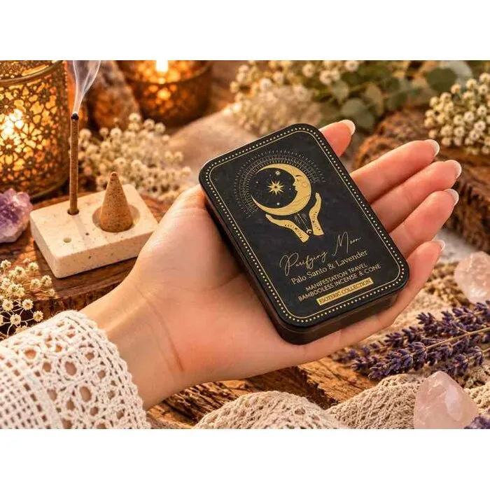 Purifying Moon Wierookset – Palo Santo & Lavendel | Esoteric Collection.