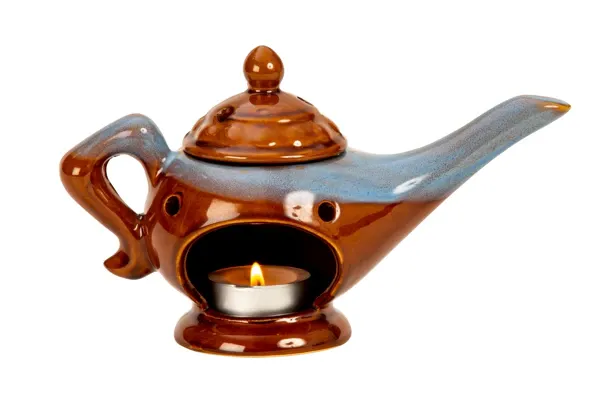 Aladdin Wonderlamp Olieverdamper – Porselein 18 cm
