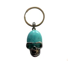 Sleutelhanger Schedel Turquoise