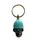 Sleutelhanger Schedel Turquoise – Ook als Hanger te Dragen
