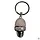 Sleutelhanger Schedel Rozenkwarts – Ook als Hanger te Dragen