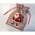 Kerst Cadeauzakje met Kerstman – Jute-Look 21 x 15 cm